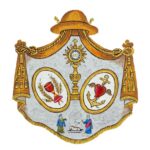 Escudo de la Hermandad Sacramental de La Sagrada Cena, Jesús Humillado y Nuestra Señora del Amparo y Esperanza