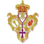 Escudo de la Antigua Hermandad del Santísimo Rosario y Cofradía de Nazarenos de la Sagrada Oración de Nuestro Señor Jesucristo en el Huerto y Nuestra Madre y Señora de los Dolores