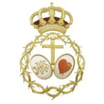 Escudo de la Real e Ilustre Hermandad y Cofradía de Nazarenos de Nuestro Padre Jesús de la Pasión y Nuestra Madre y Señora del Amparo